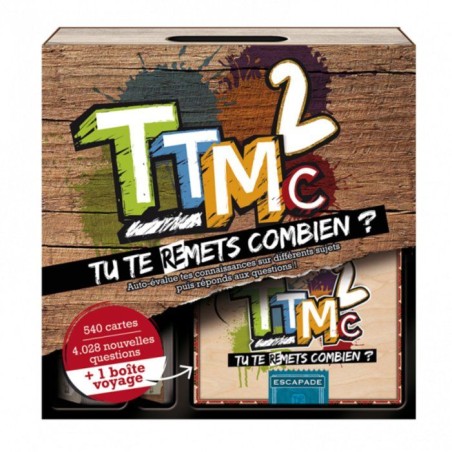 Jeu de société - TTMC - Tu Te (Re)Mets Combien ? - Quiz culture gén