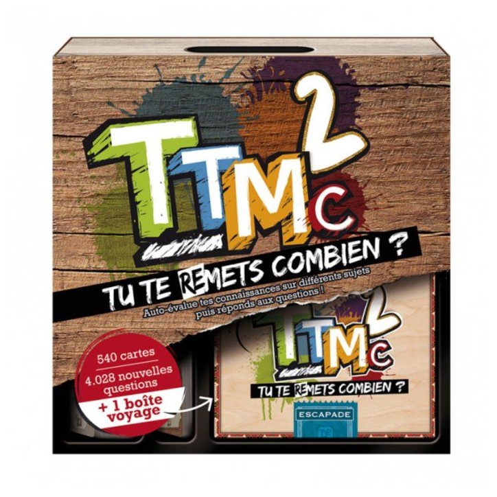 Jeu de société - TTMC - Tu Te (Re)Mets Combien ? - Quiz culture générale - Des 14 ans Jeu de société - TTMC - Tu Te (Re)Mets Combien ? - Quiz culture générale - Des 14 ans