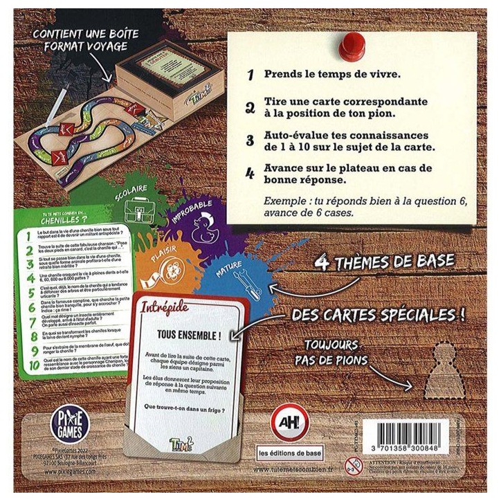Jeu de société - TTMC - Tu Te (Re)Mets Combien ? - Quiz culture générale - Des 14 ans Jeu de société - TTMC - Tu Te (Re)Mets Combien ? - Quiz culture générale - Des 14 ans