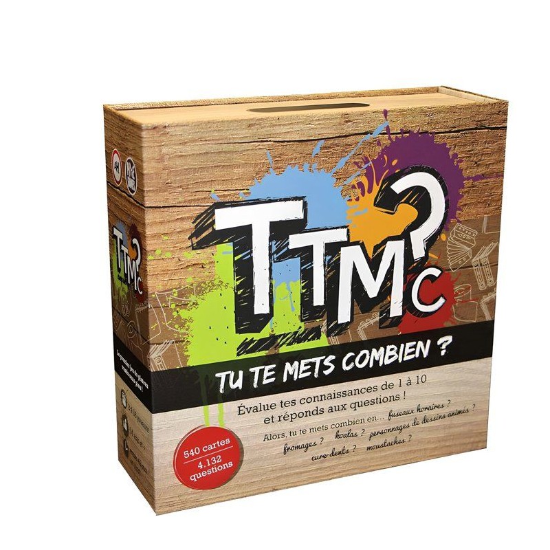 Jeu de société - TTMC - Tu Te Mets Combien ? - Quiz culture généra