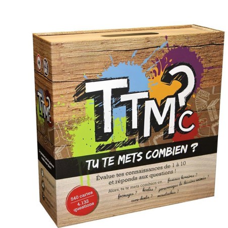 Jeu de société - TTMC - Tu Te Mets Combien ? - Quiz culture généra