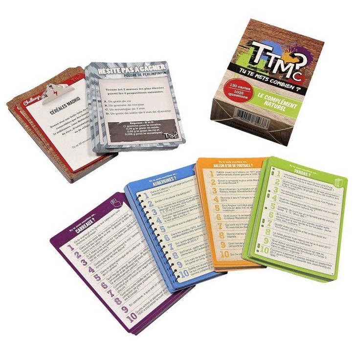 Extension de jeu - TTMC - Le Complément Naturel - 1035 questions inédites - Des 14 ans Extension de jeu - TTMC - Le Complément Naturel - 1035 questions inédites - Des 14 ans