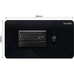 Tapis de souris - BE QUIET! - Mousepad XL - 900x500mm - 3mm - Noir