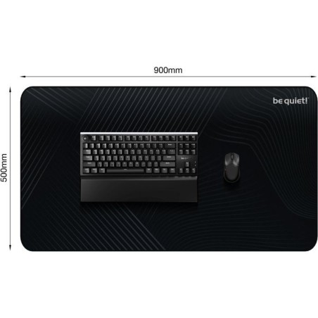 Tapis de souris - BE QUIET! - Mousepad XL - 900x500mm - 3mm - Noir