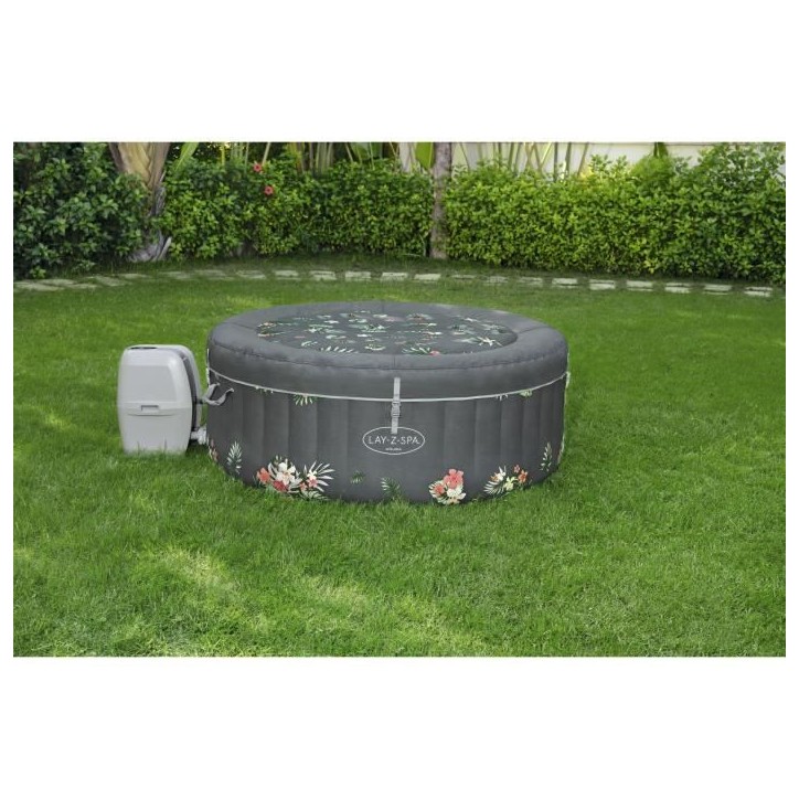 Spa gonflable BESTWAY - Lay-Z-Spa Aruba - 170 x 66 cm - 2 a 3 places - Rond (Inclus : couverture, cartouche et diffuseur)