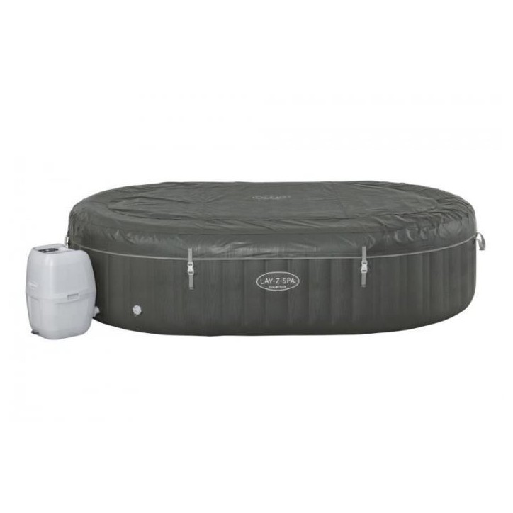 Spa gonflable BESTWAY - Lay-Z-Spa Mauritius - 270 x 180 x 71 cm - 5 a 7 places - Ovale (Couverture, cartouche et diffuseur)