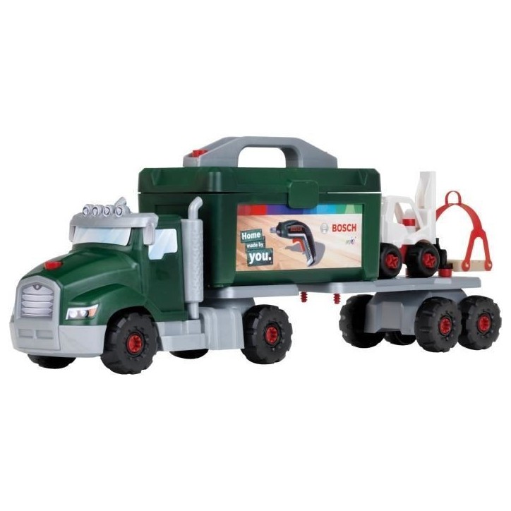 Jouet de bricolage - KLEIN - Camion de bricolage Bosch a monter/démonter - Jeu de construction de plus de 80 pieces. Jouet de bricolage - KLEIN - Camion de bricolage Bosch a monter/démonter - Jeu de construction de plus de 80 pieces.