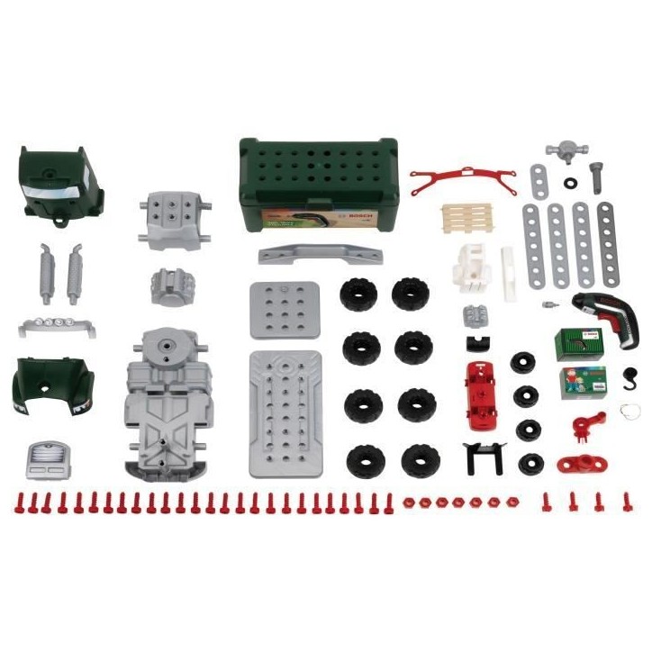 Jouet de bricolage - KLEIN - Camion de bricolage Bosch a monter/démonter - Jeu de construction de plus de 80 pieces. Jouet de bricolage - KLEIN - Camion de bricolage Bosch a monter/démonter - Jeu de construction de plus de 80 pieces.