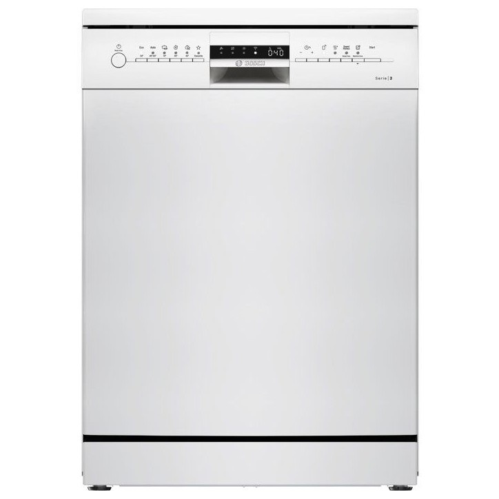Lave-vaisselle pose libre BOSCH SMS2ITW65E SER2 - 12 couverts - Induction - L60cm - 46 dB - Blanc Lave-vaisselle pose libre BOSCH SMS2ITW65E SER2 - 12 couverts - Induction - L60cm - 46 dB - Blanc