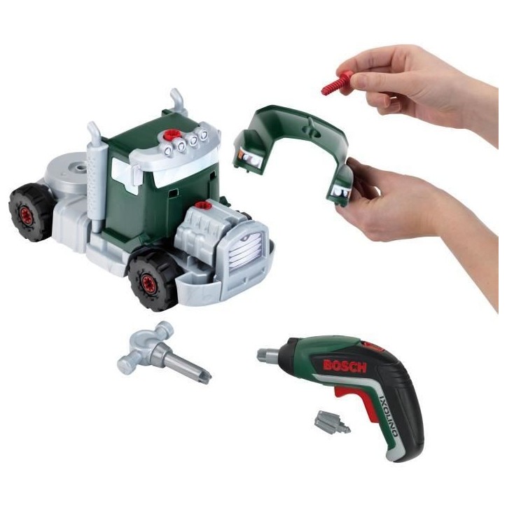 Jouet de bricolage - KLEIN - Camion de bricolage Bosch a monter/démonter - Jeu de construction de plus de 80 pieces. Jouet de bricolage - KLEIN - Camion de bricolage Bosch a monter/démonter - Jeu de construction de plus de 80 pieces.