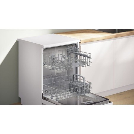 Lave-vaisselle pose libre BOSCH SMS2ITW65E SER2 - 12 couverts - Induction - L60cm - 46 dB - Blanc
