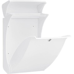 Boîte aux lettres - BURG-WÄCHTER - Swing 4905 W - PVC - Blanc - Fent