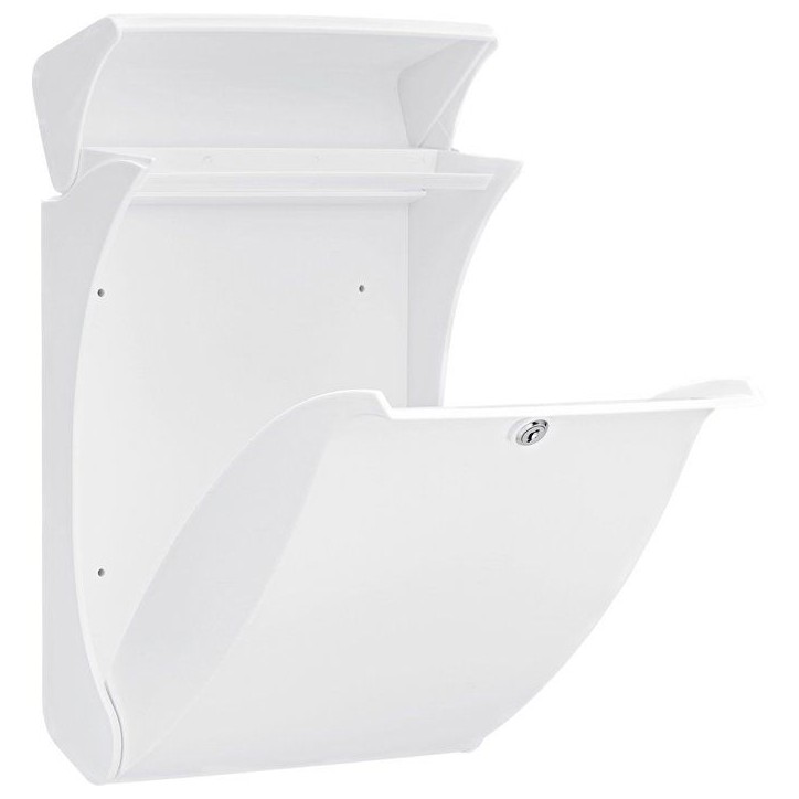 Boîte aux lettres - BURG-WÄCHTER - Swing 4905 W - PVC - Blanc - Fente DIN C4 Boîte aux lettres - BURG-WÄCHTER - Swing 4905 W - PVC - Blanc - Fente DIN C4