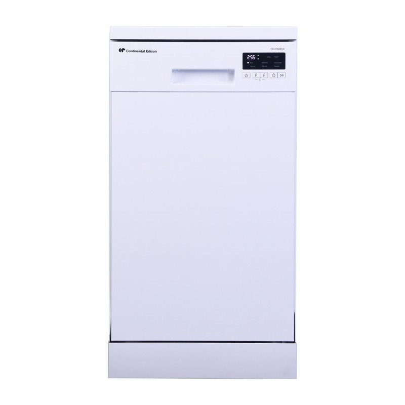 Lave-vaisselle pose libre CONTINENTAL EDISON CELV1044CW - 10 couverts
