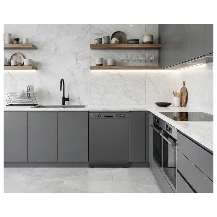 Lave-vaisselle pose libre CONTINENTAL EDISON CELV1247CB - 12 couverts - L60cm - Classe C - 47dB - Noir Lave-vaisselle pose libre CONTINENTAL EDISON CELV1247CB - 12 couverts - L60cm - Classe C - 47dB - Noir