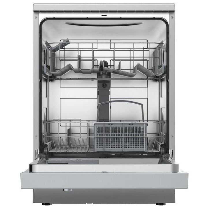 Lave-vaisselle pose libre CONTINENTAL EDISON CELV1247CS - 12 couverts - L60cm - Classe C - 47dB - Silver