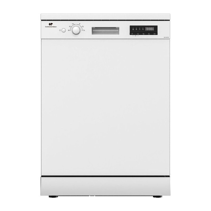 Lave-vaisselle pose libre CONTINENTAL EDISON CELV1247CW - 12 couverts