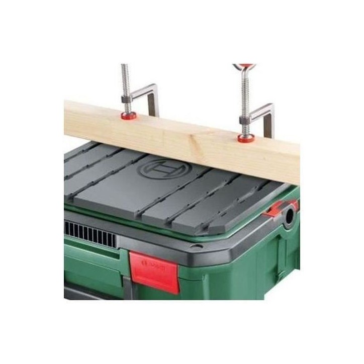 BOSCH Boîte de rangement SystemBox - Taille S + Etabli de Sciage BOSCH Boîte de rangement SystemBox - Taille S + Etabli de Sciage