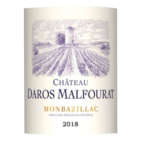 Château Daros Malfourat 2018 Monbazillac - Vin blanc du Sud-Ouest