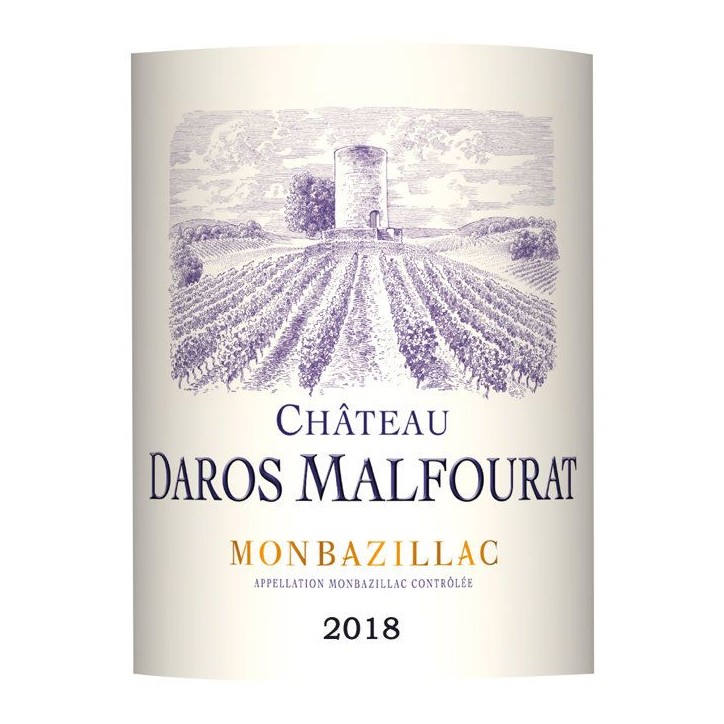 Château Daros Malfourat 2018 Monbazillac - Vin blanc du Sud-Ouest