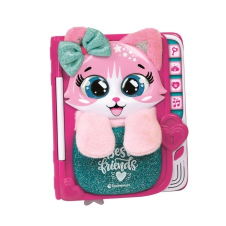 Sally - Mon journal intime digital - Clementoni - 100 Animations - Range tes trésors dans le compartiment secret - Des 5 ans