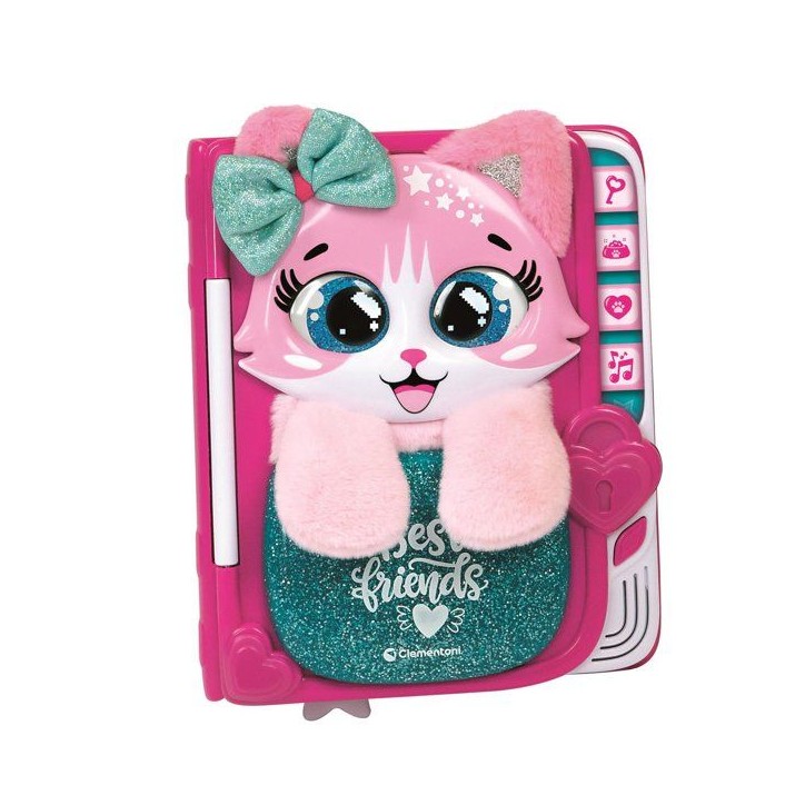 Sally - Mon journal intime digital - Clementoni - 100 Animations - Range tes trésors dans le compartiment secret - Des 5 ans