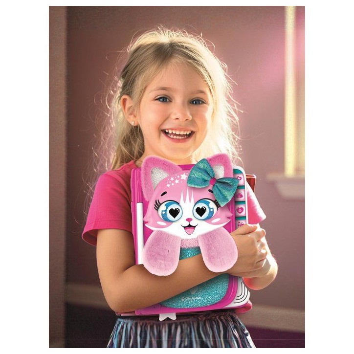 Sally - Mon journal intime digital - Clementoni - 100 Animations - Range tes trésors dans le compartiment secret - Des 5 ans