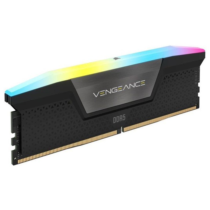 Mémoire PC - CORSAIR - CMH8GX5M1B5200C40 - Vengeance RGB - 8 Go - 1 x 8 Go - DDR5 - 4800 MHz - 288-pin DIMM Mémoire PC - CORSAIR - CMH8GX5M1B5200C40 - Vengeance RGB - 8 Go - 1 x 8 Go - DDR5 - 4800 MHz - 288-pin DIMM