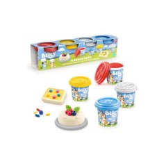 Bluey 3 Pots de Pâte a modeler + 1 Figurine Empreinte