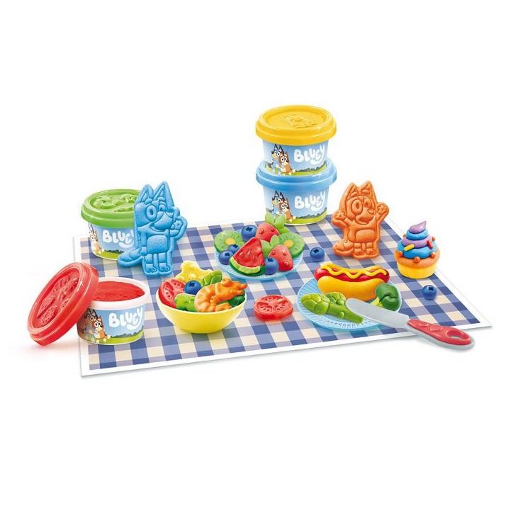 Canal Toys - Bluey - Mallette Pique-Nique Créative des 3 Ans - BLU 007 Canal Toys - Bluey - Mallette Pique-Nique Créative des 3 Ans - BLU 007