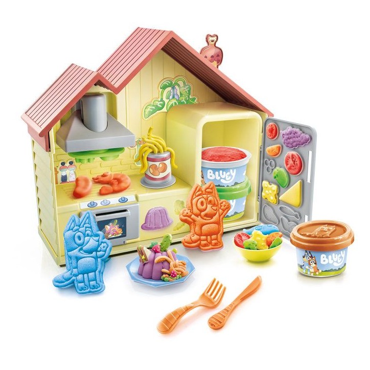 Canal Toys - Bluey - La Cuisine en Pâte a Modeler des 3 Ans - BLU 009 Canal Toys - Bluey - La Cuisine en Pâte a Modeler des 3 Ans - BLU 009
