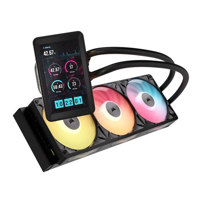CORSAIR - iCUE LINK TITAN II 360 RX LCD - Watercooling CPU - 360 mm