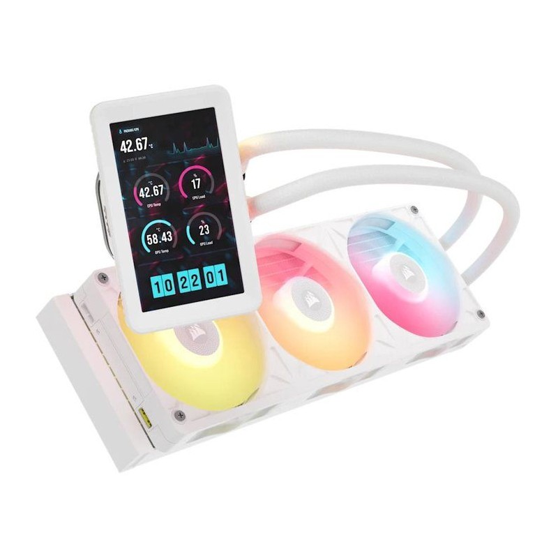 CORSAIR - iCUE LINK TITAN II 360 RX LCD White - Watercooling CPU - 360
