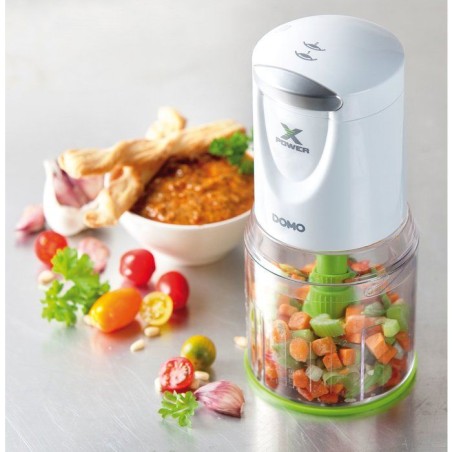 Hachoir électrique - DOMO - Xpower - 400 W - Bol 500 ml - 2 vitesses