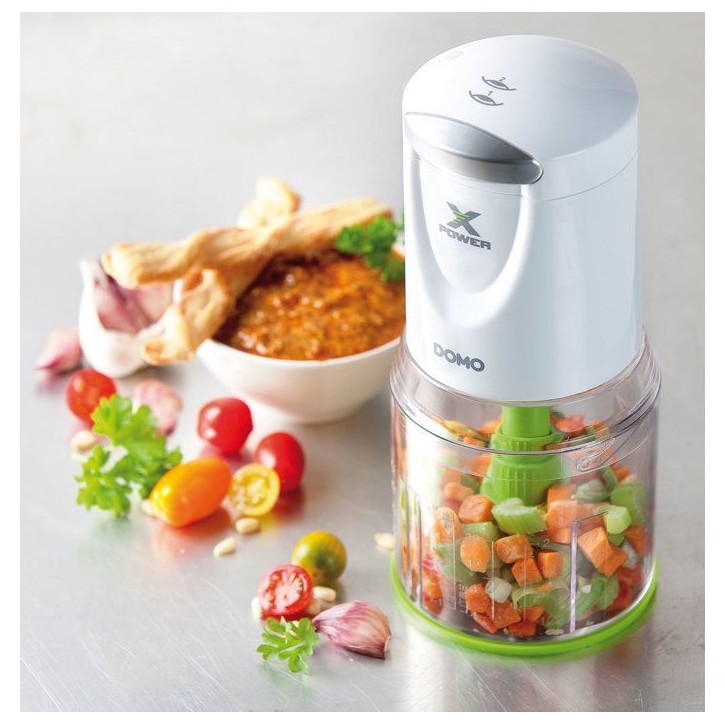 Hachoir électrique - DOMO - Xpower - 400 W - Bol 500 ml - 2 vitesses