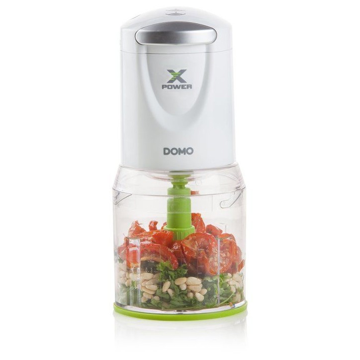 Hachoir électrique - DOMO - Xpower - 400 W - Bol 500 ml - 2 vitesses