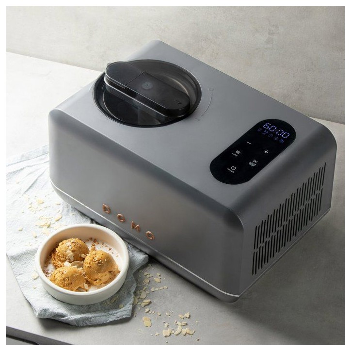 Sorbetiere avec compresseur - DOMO - Wood You DO9306I - 1,5 L - 5 programmes automatiques - Écran LED Sorbetiere avec compresseur - DOMO - Wood You DO9306I - 1,5 L - 5 programmes automatiques - Écran LED
