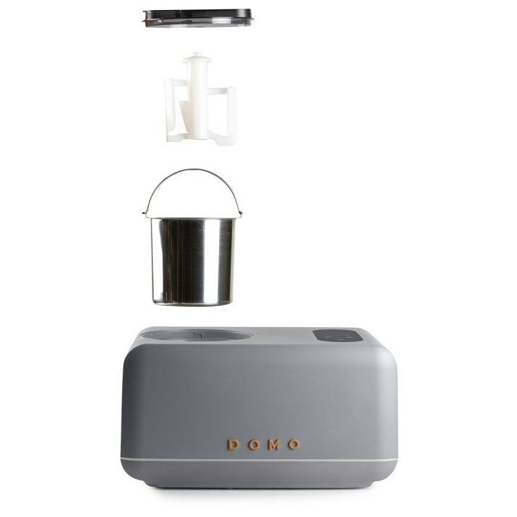 Sorbetiere avec compresseur - DOMO - Wood You DO9306I - 1,5 L - 5 programmes automatiques - Écran LED Sorbetiere avec compresseur - DOMO - Wood You DO9306I - 1,5 L - 5 programmes automatiques - Écran LED