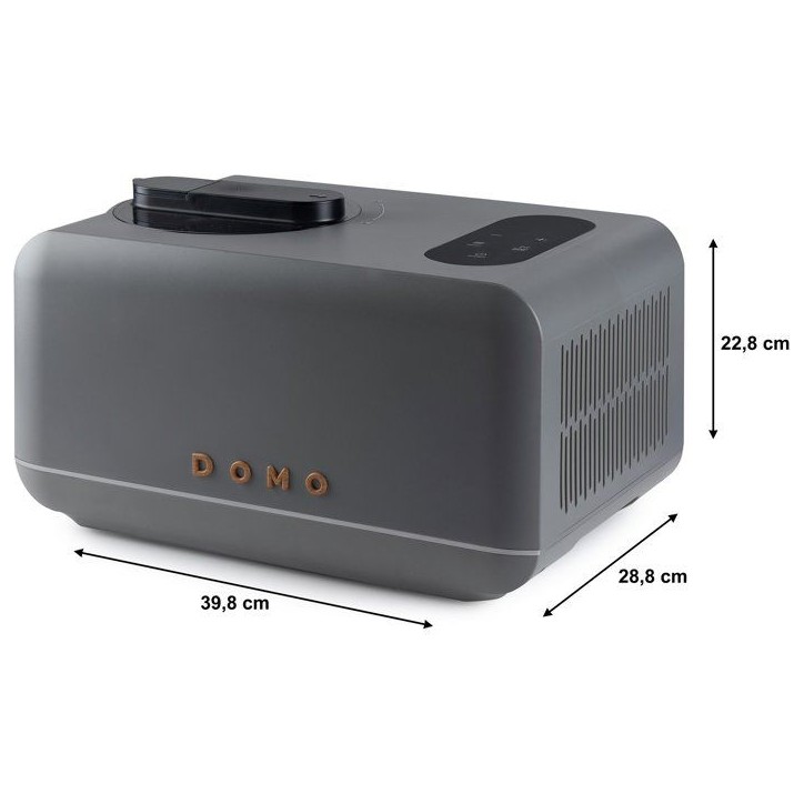 Sorbetiere avec compresseur - DOMO - Wood You DO9306I - 1,5 L - 5 programmes automatiques - Écran LED Sorbetiere avec compresseur - DOMO - Wood You DO9306I - 1,5 L - 5 programmes automatiques - Écran LED