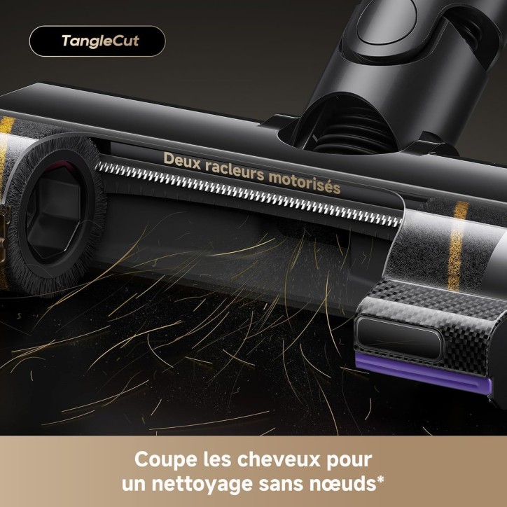 DREAME V20 Pro - Aspirateur Balai sans Fil - Nettoyage des Bords a 0 mm - Sols Durs, Tapis et Poils - Puissance Aspiration 210AW DREAME V20 Pro - Aspirateur Balai sans Fil - Nettoyage des Bords a 0 mm - Sols Durs, Tapis et Poils - Puissance Aspiration 210AW