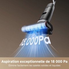 DREAME H14 Pro TangleCut - Aspirateur Laveur sans fil - 18 kPa - Desig
