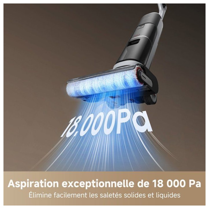 DREAME H14 Pro TangleCut - Aspirateur Laveur sans fil - 18 kPa - Design Plat 180° - Nettoyage de la Brosse 60°C - Séchage sil DREAME H14 Pro TangleCut - Aspirateur Laveur sans fil - 18 kPa - Design Plat 180° - Nettoyage de la Brosse 60°C - Séchage sil
