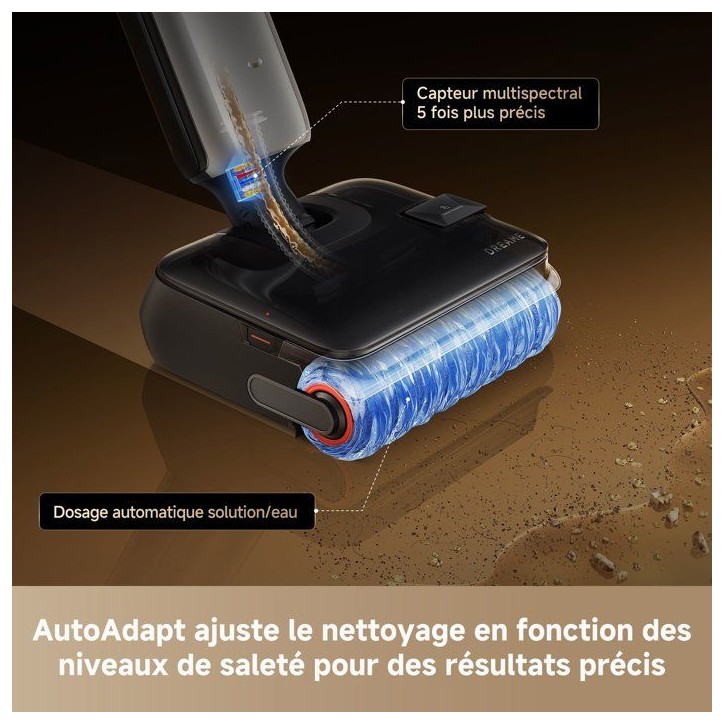 Aspirateur laveur sans fil - DREAME T15 Pro Heat - Aspiration haute performance - Lavage a l'eau chaude 90°C Aspirateur laveur sans fil - DREAME T15 Pro Heat - Aspiration haute performance - Lavage a l'eau chaude 90°C