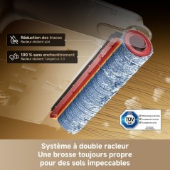 Aspirateur laveur sans fil - DREAME T15 Pro Heat - Aspiration haute pe