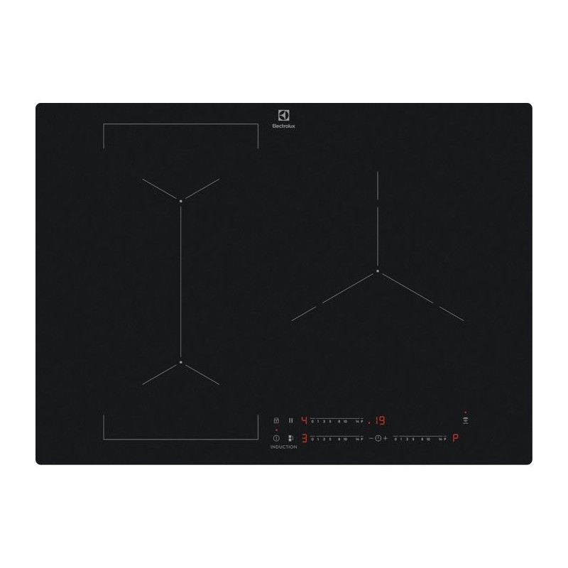 Plaque induction - ELECTROLUX - EIV73342IT - 3 foyers - 70 cm - Saphir