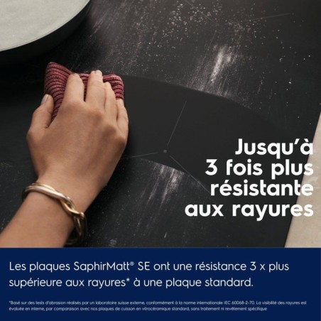 Plaque induction - ELECTROLUX - EIV73342IT - 3 foyers - 70 cm - SaphirMatt - Bridge - Boosters