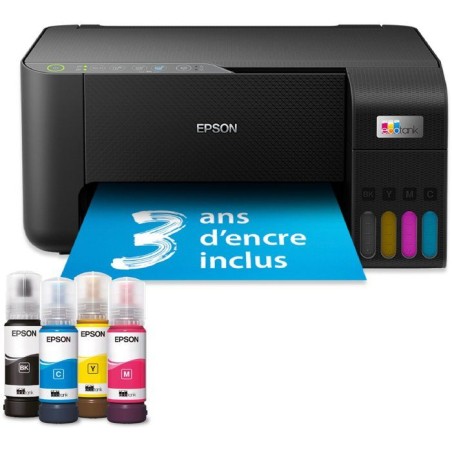 Imprimante multifonction - EPSON - EcoTank ET-2864 - A4 - Wi-Fi - Réservoirs d'encre rechargeables - Jusqu'a 3 ans d'encre incl