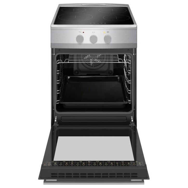 Piano de cuisson induction - FAGOR - FACI303S - 4 foyers - 1 four - 50 cm - Silver