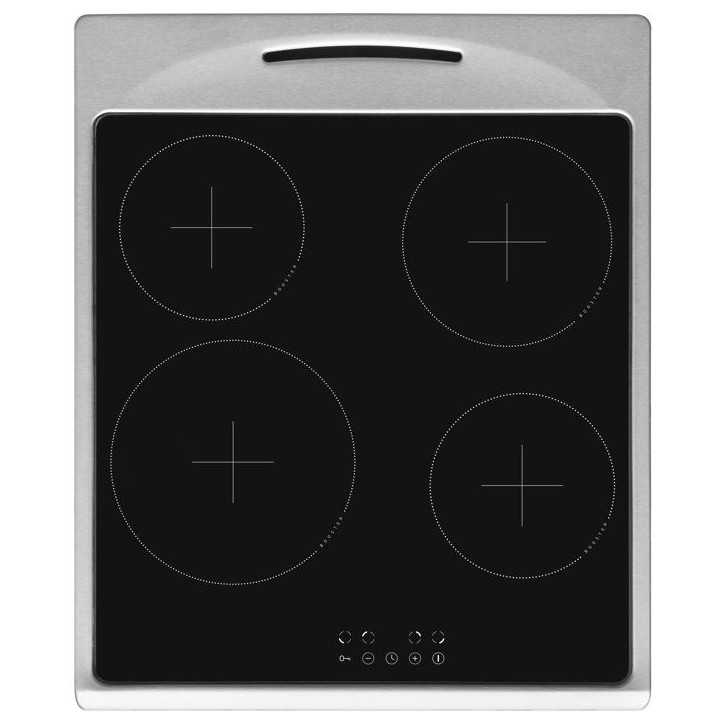 Piano de cuisson induction - FAGOR - FACI303S - 4 foyers - 1 four - 50 cm - Silver