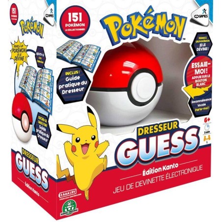 Pokémon Dresseur Guess Kanto - Jeu électronique de devinettes - GIOC